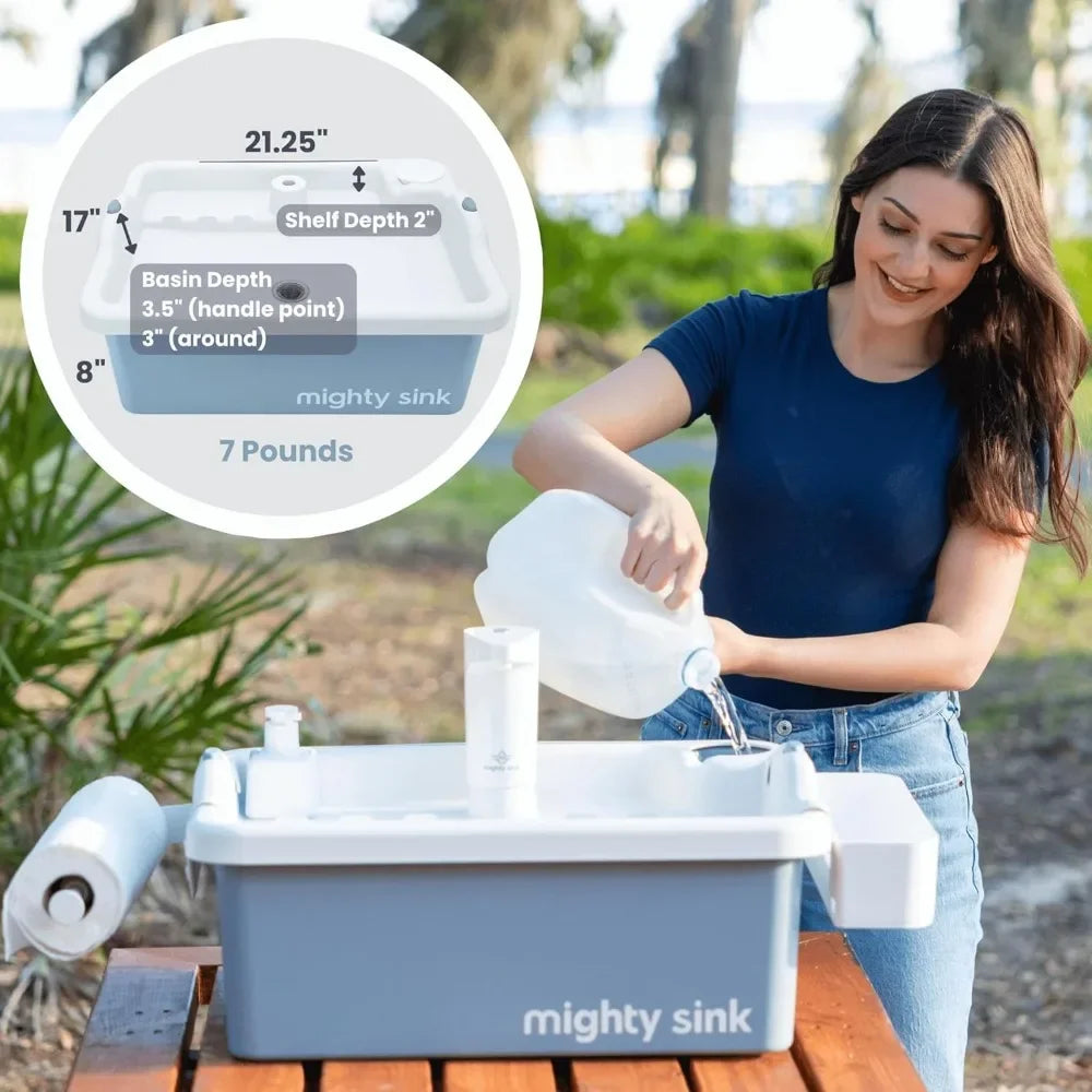 Wash Station with Electronic Faucet 2 Gallons