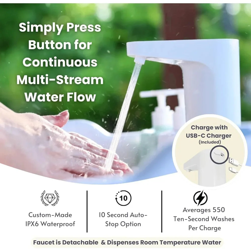 Wash Station with Electronic Faucet 2 Gallons
