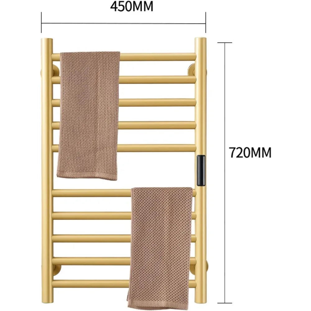 Gold Heated Towel Warmer Radiator Bathroom Accessories