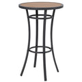 Outdoor Bar Height Bistro Table, 40-Inch Patio Bar Table