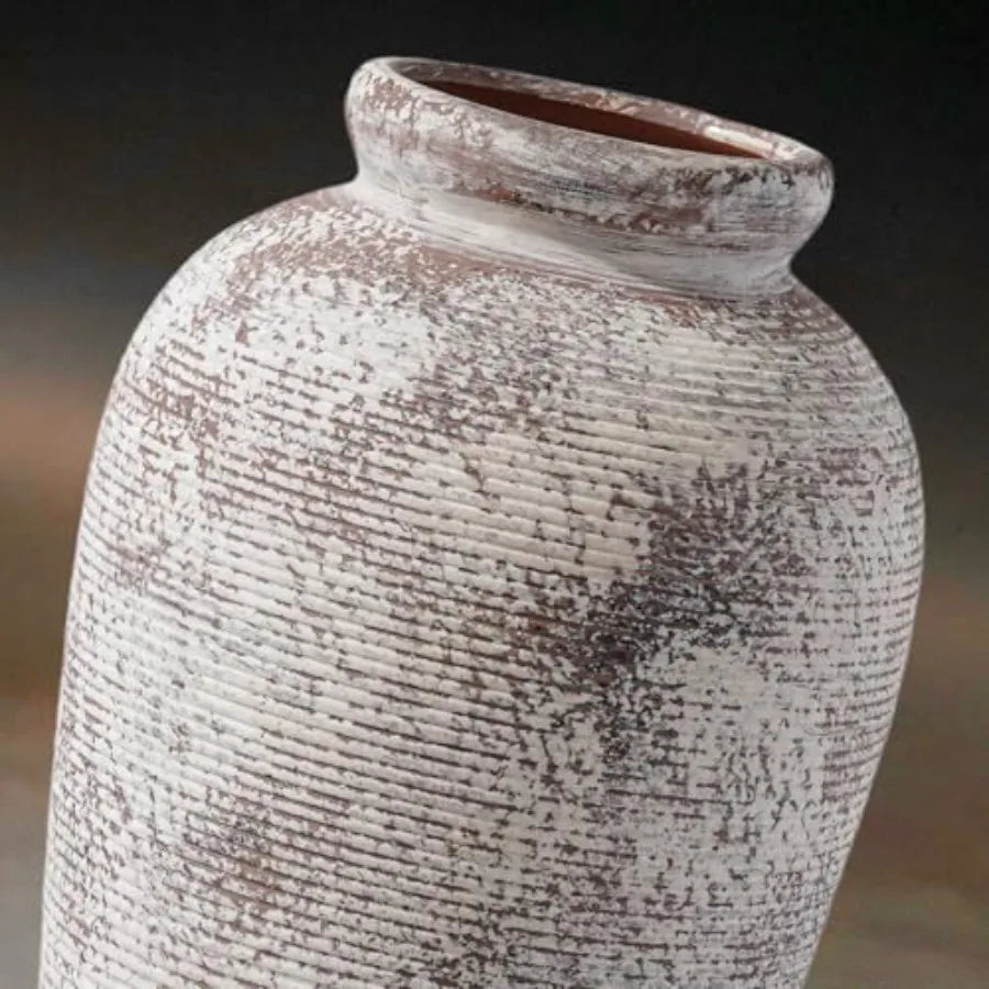 Terracotta Rustic Vase,
