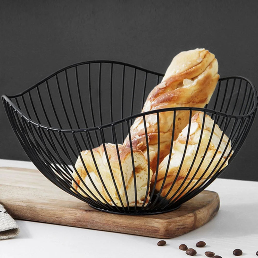 Metal Fruit Basket Simple Storage Bowls