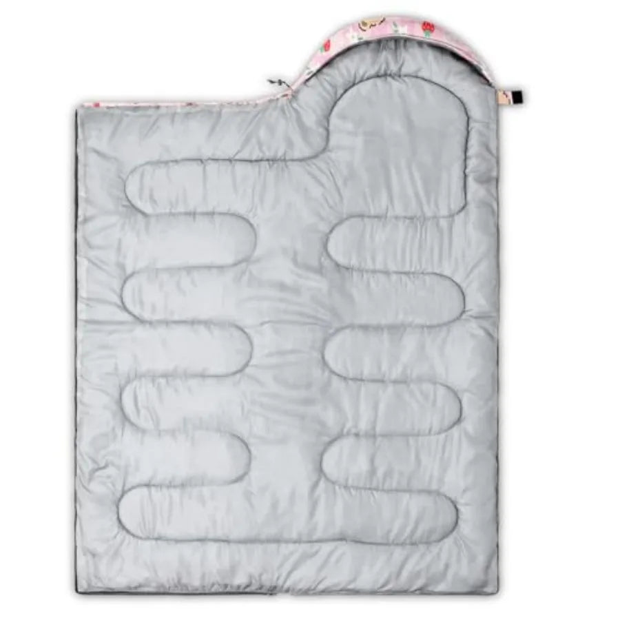 Cute Sleeping Bag for Girls Waterproof Portable Camping Bag,