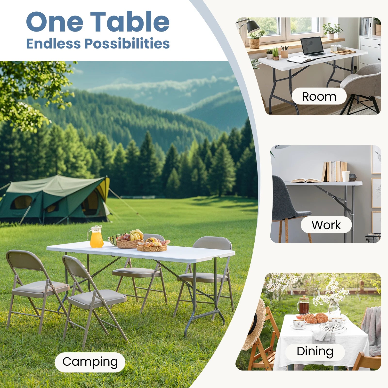 Portable Folding Outdoor Camping Table Camping