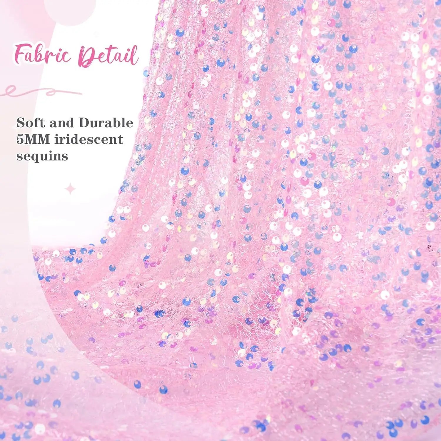 Glitter Iridescent Sequin Table Runner