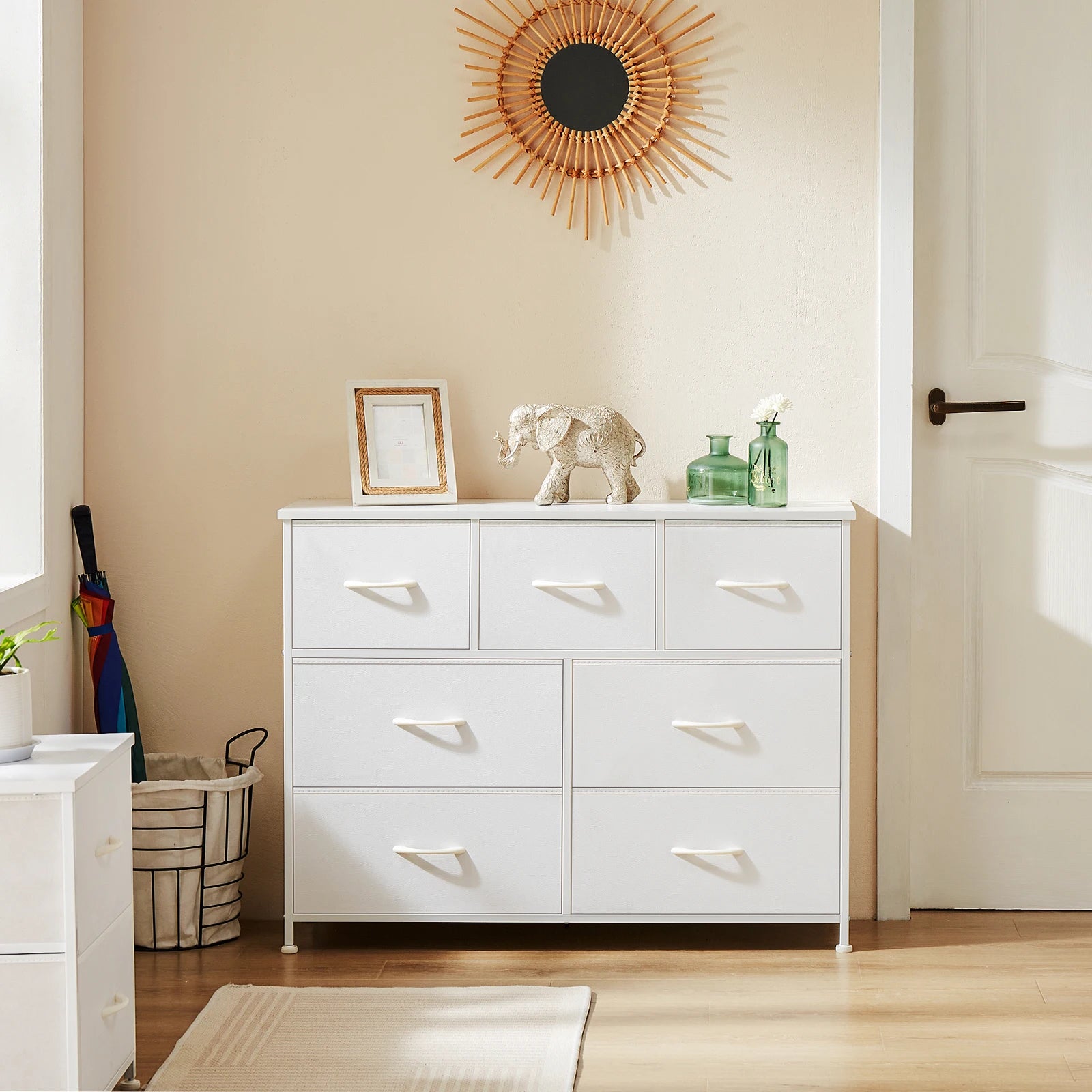 Wardrobes Chest White Lover Fabric Drawers