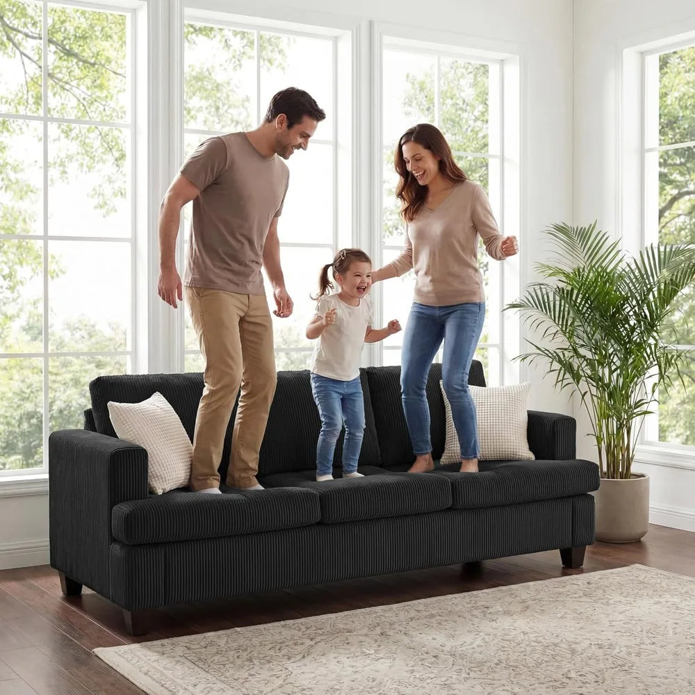 Modern Sleeper Loveseat & 3 Seater Sofa Set