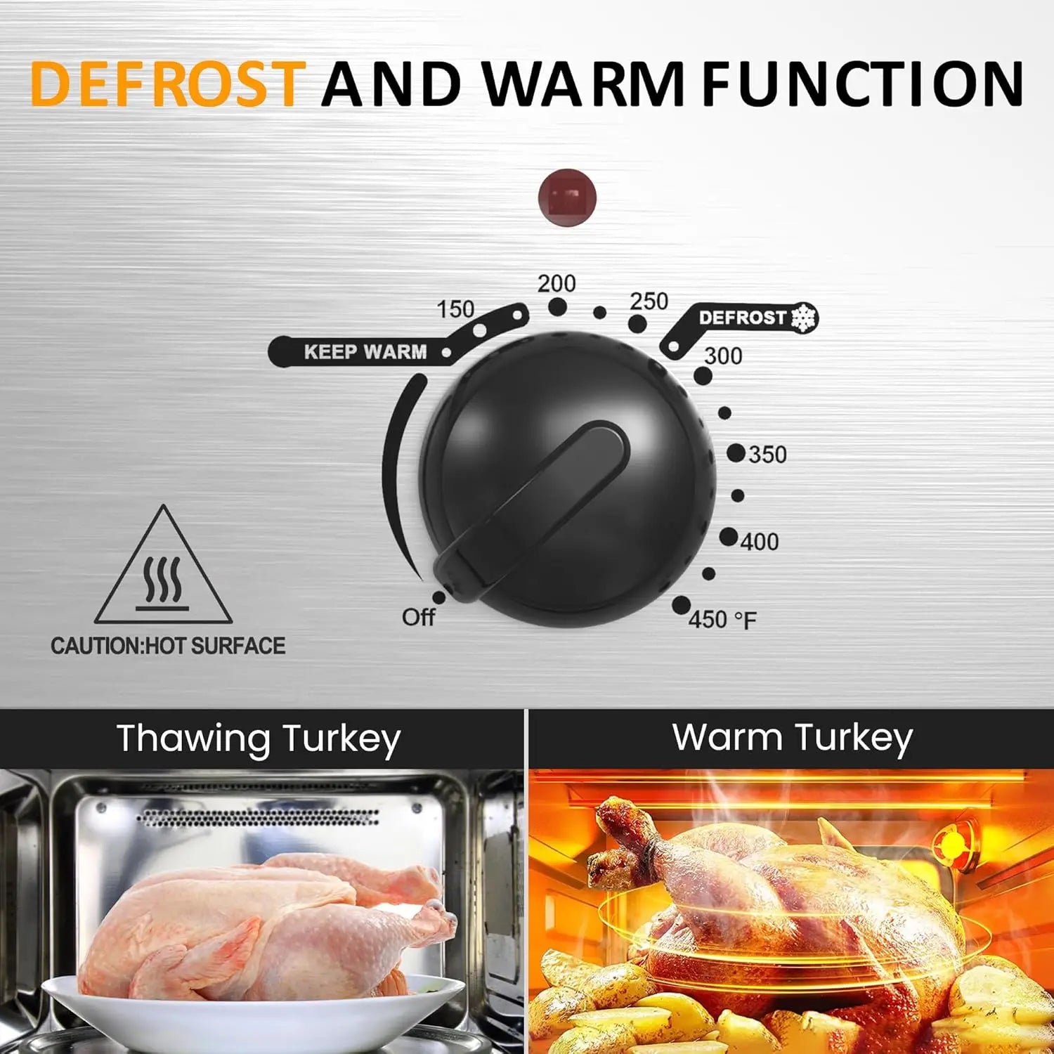 24 QT Electric Roaster Oven with Self-Basting Lid
