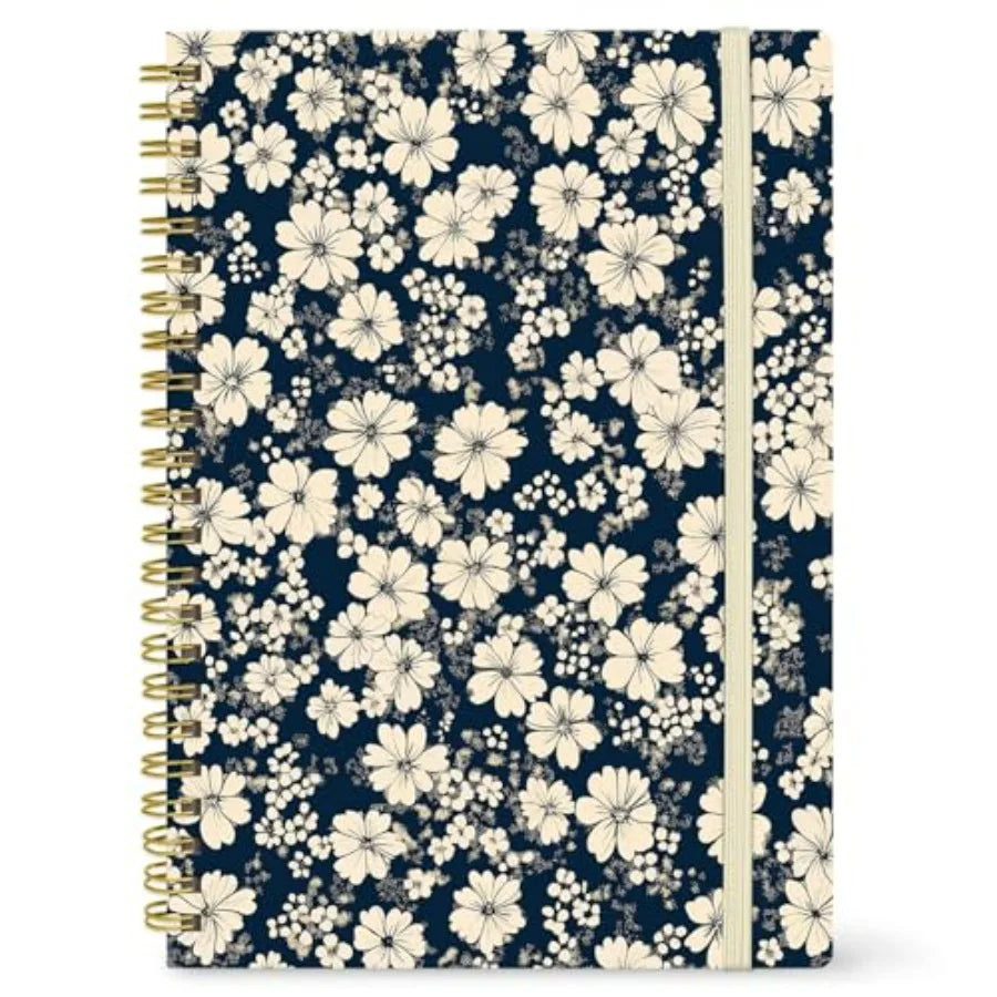 Large Spiral Lined Journal for Women, 8.5" x 11" Notebooks for Work Collge Ruled, A4 Aesthetic Cute Journaling Notebooks for Wr