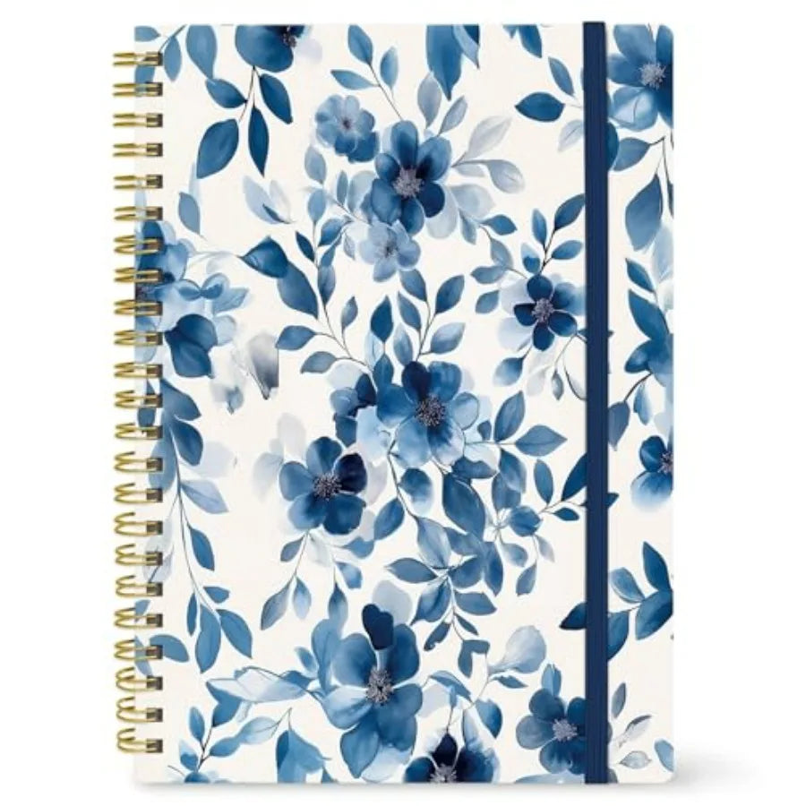 Large Spiral Lined Journal for Women, 8.5" x 11" Notebooks for Work Collge Ruled, A4 Aesthetic Cute Journaling Notebooks for Wr