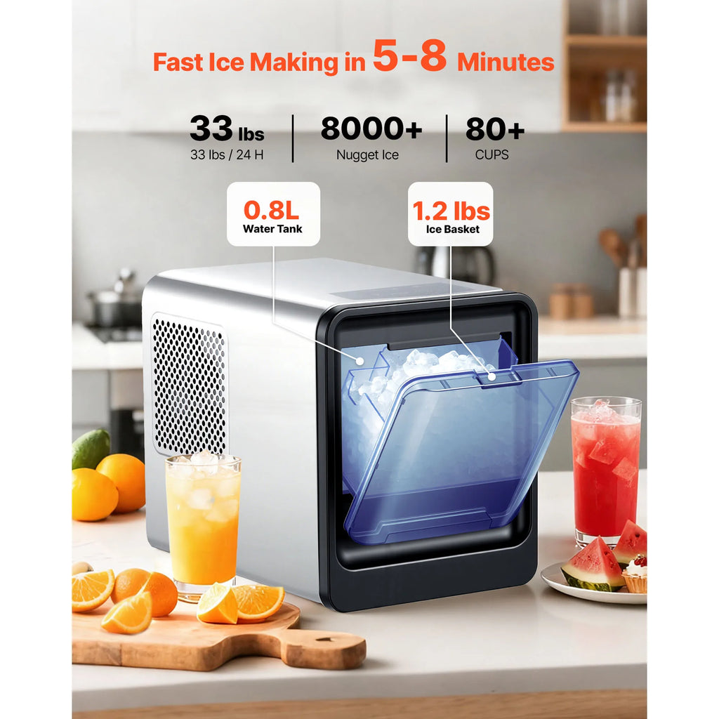 Countertop Ice Maker Self-Cleaning Portable