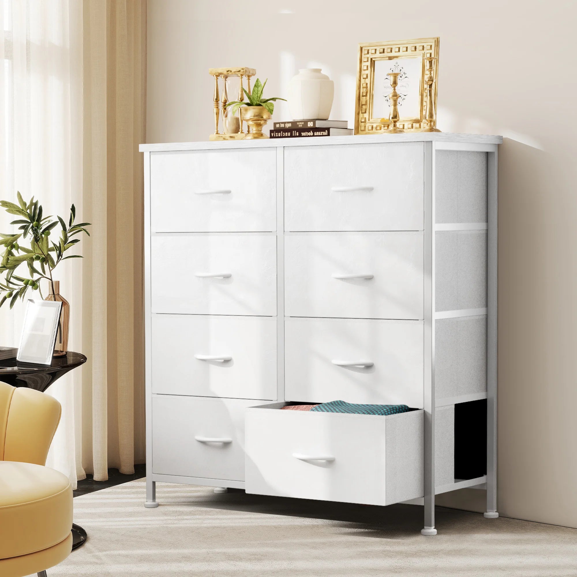 Dresser Children's Wardrobe With 8 Drawers Storage Cabinet