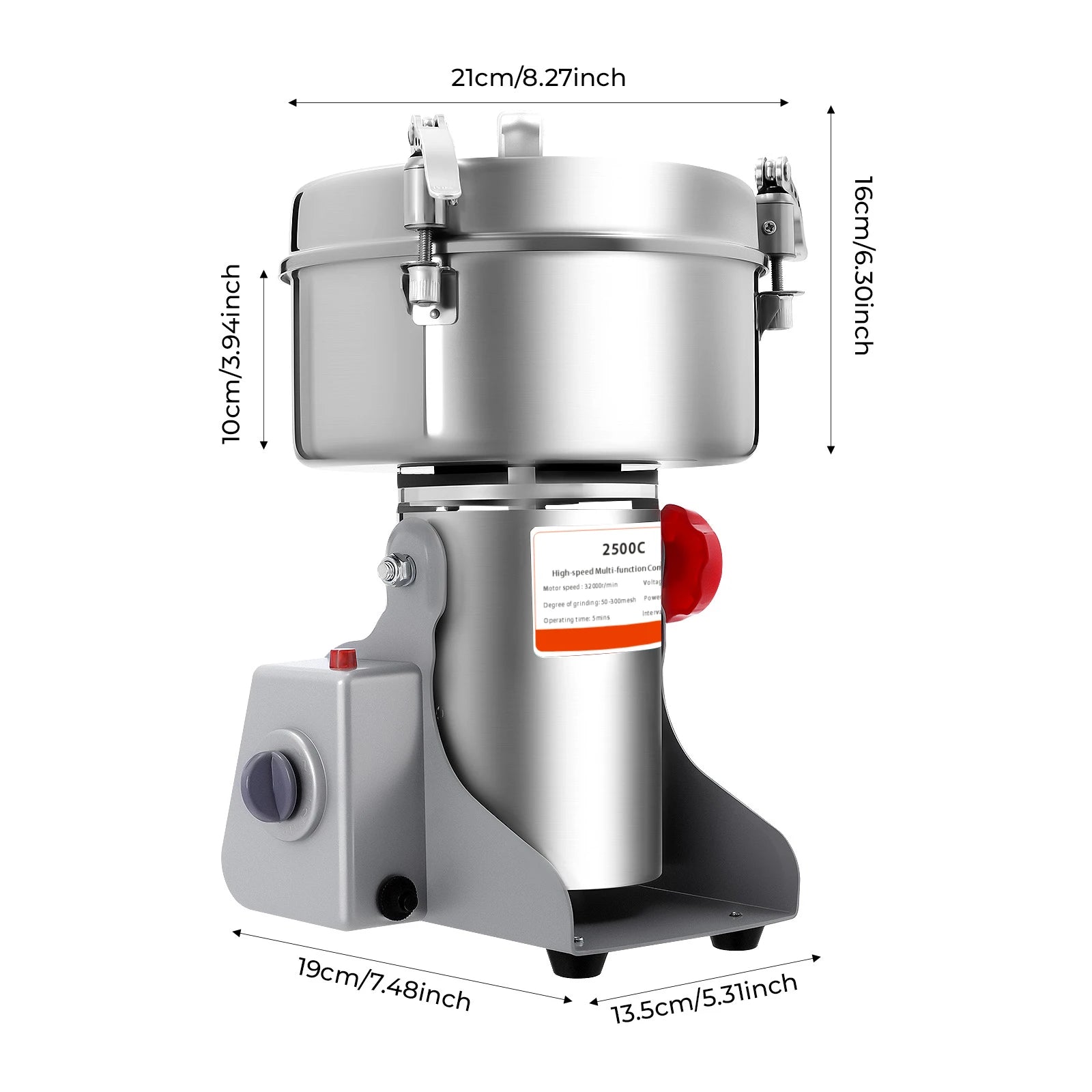 High Power Grain Mill, Swing Spice Grinders
