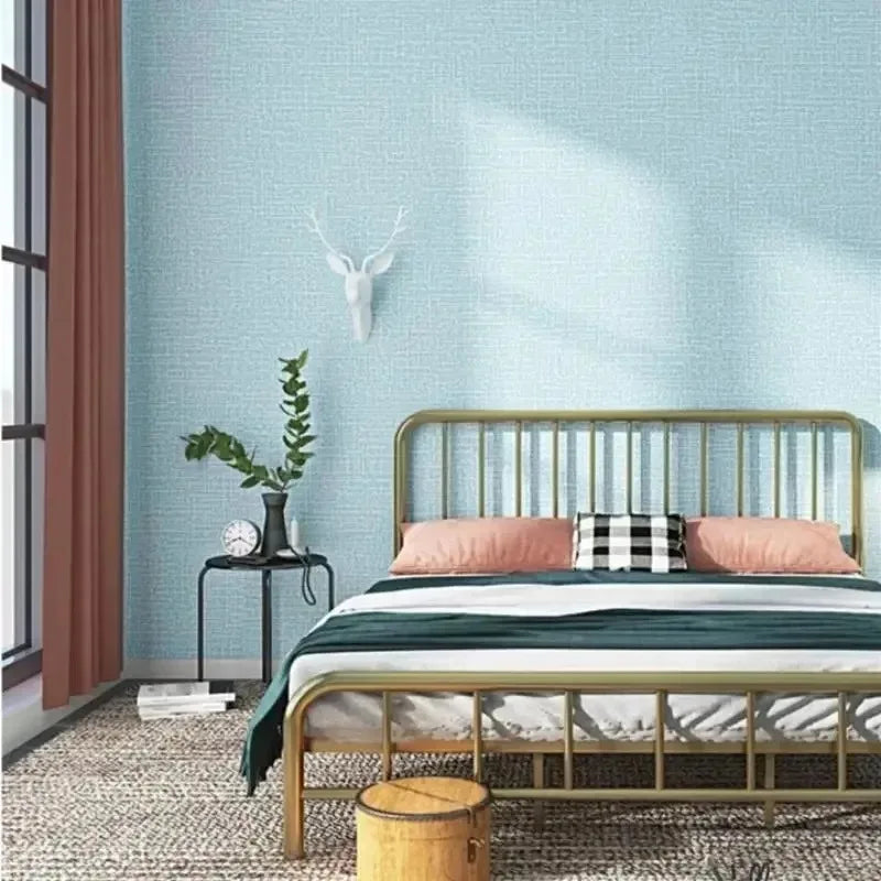 Self-Adhesive Foam Wall Panel Linen Waterproof Soundproof Removable