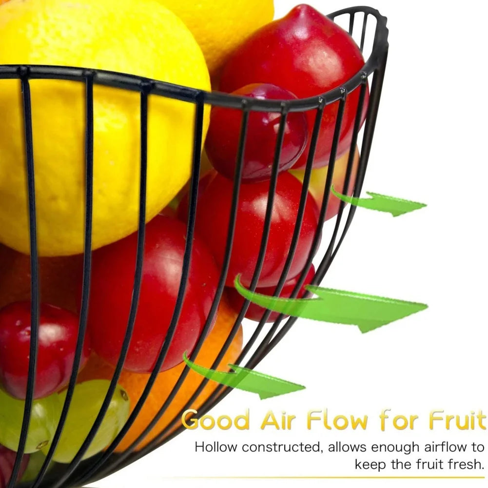 Metal Fruit Basket Simple Storage Bowls