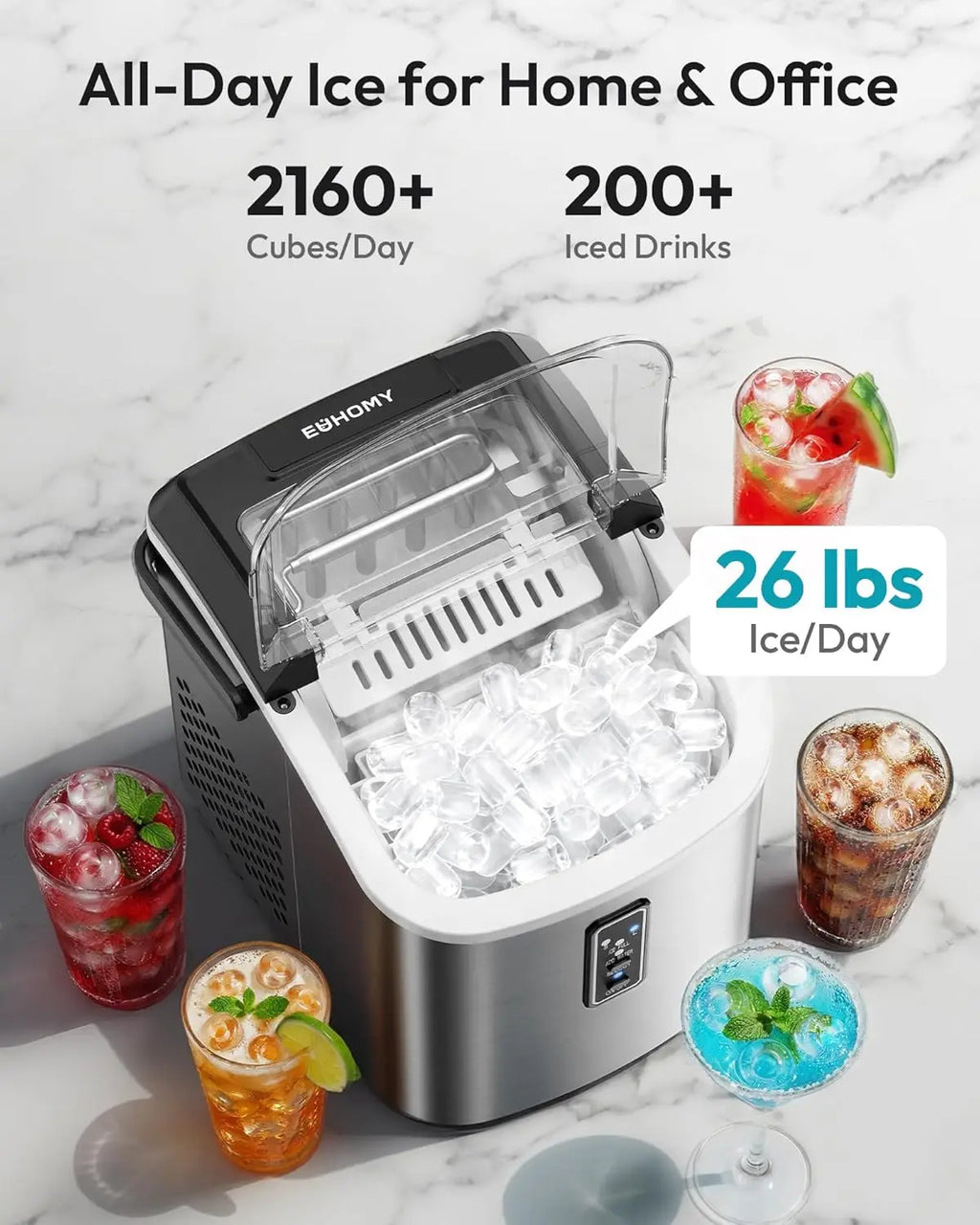 26lbs/24H Ice Maker
