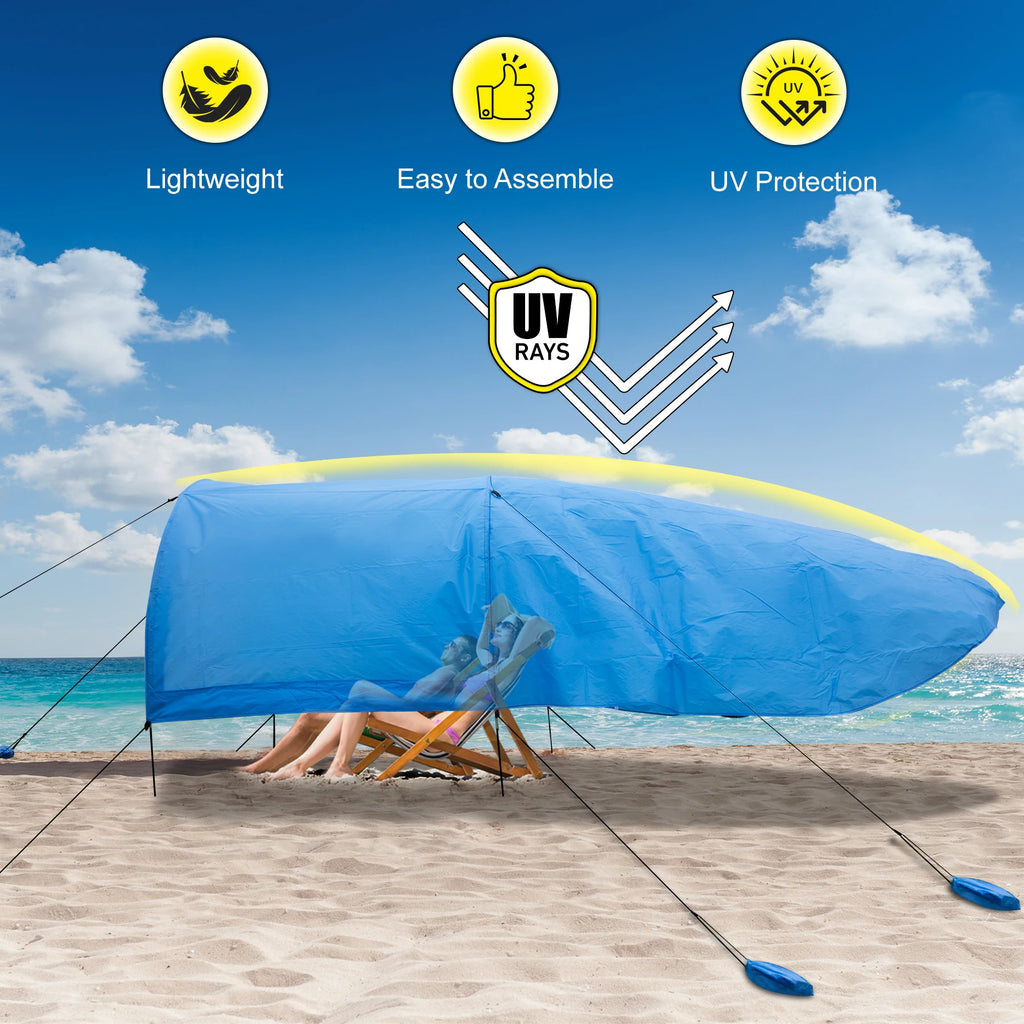 New Beach Shade with Quiet Canopy