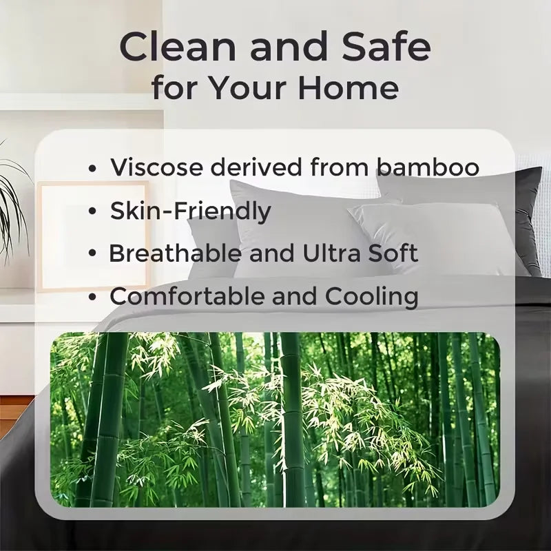 Bamboo Cooling Queen Size Sheet Set