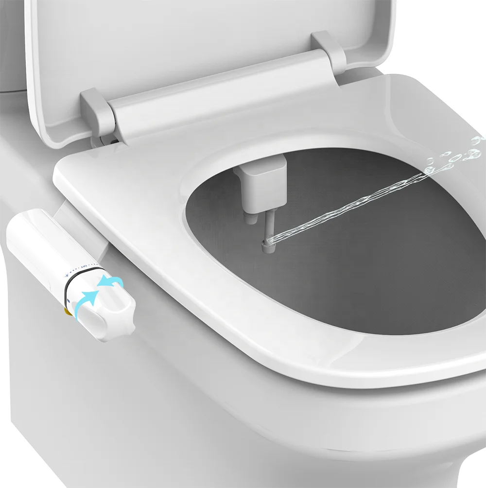 Non-Electric Mechanical Toilet Bidet Seat