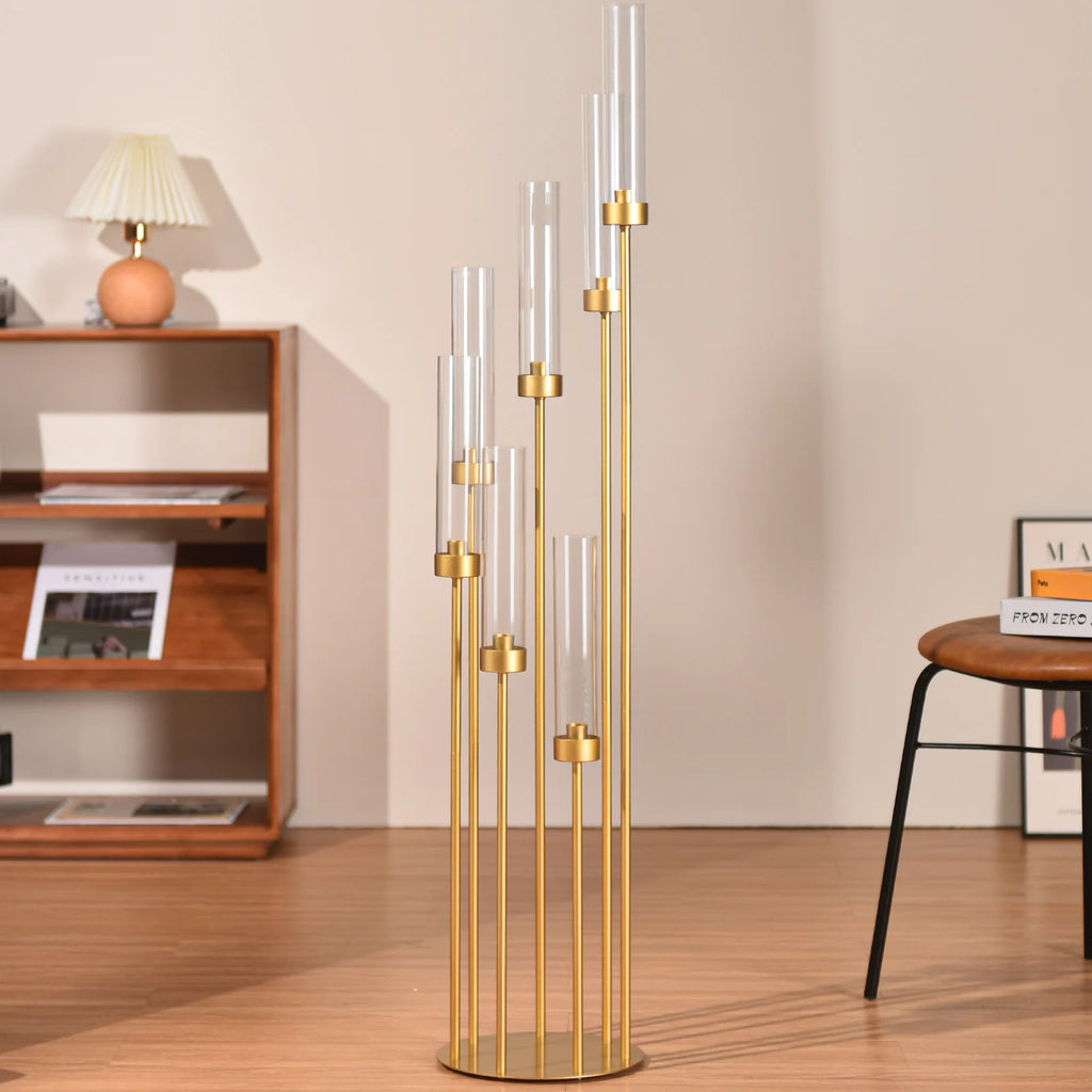 Arms Floor Candelabra Wedding Centerpieces Gold