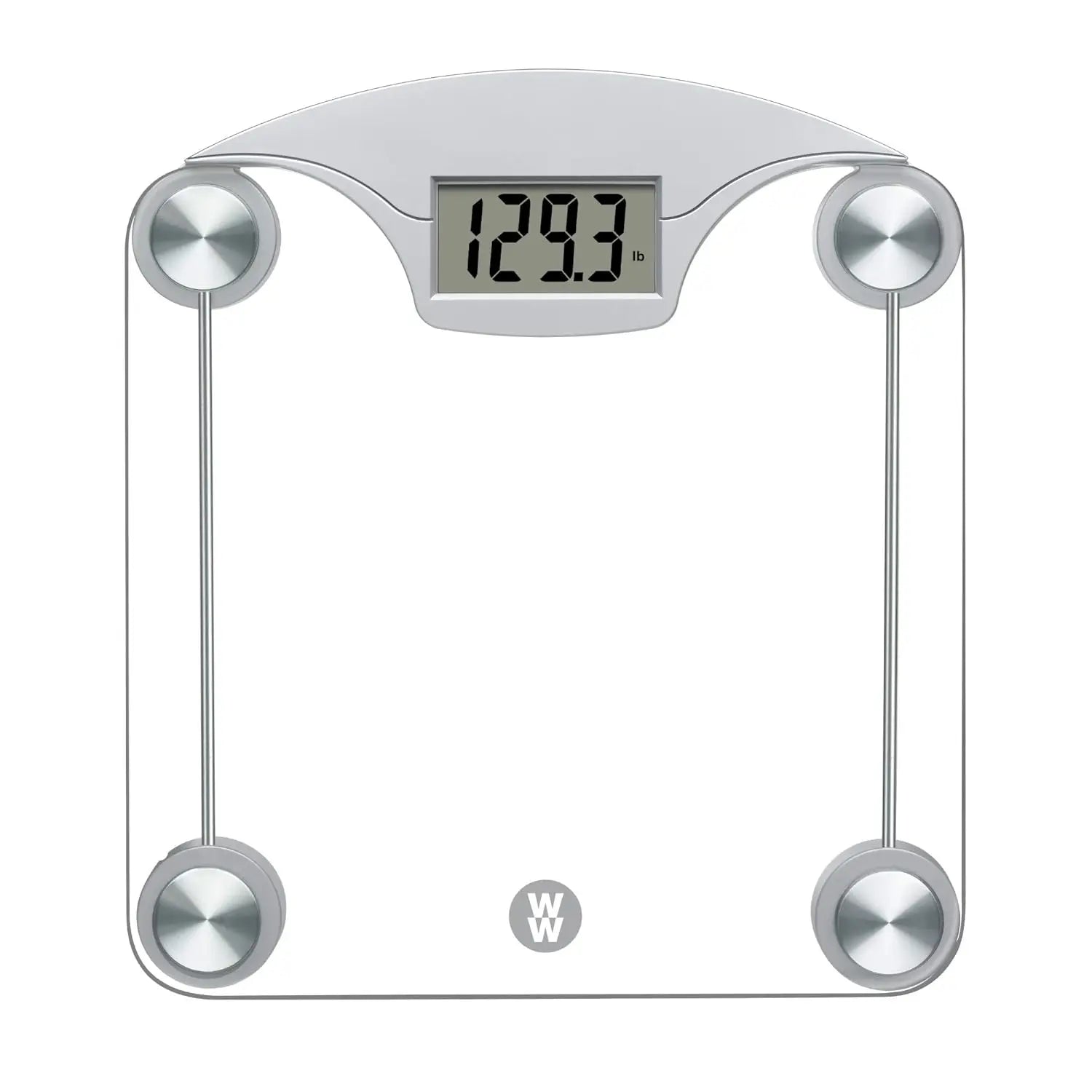 Digital Glass Bathroom Scale Measures Up to 400 Lbs.