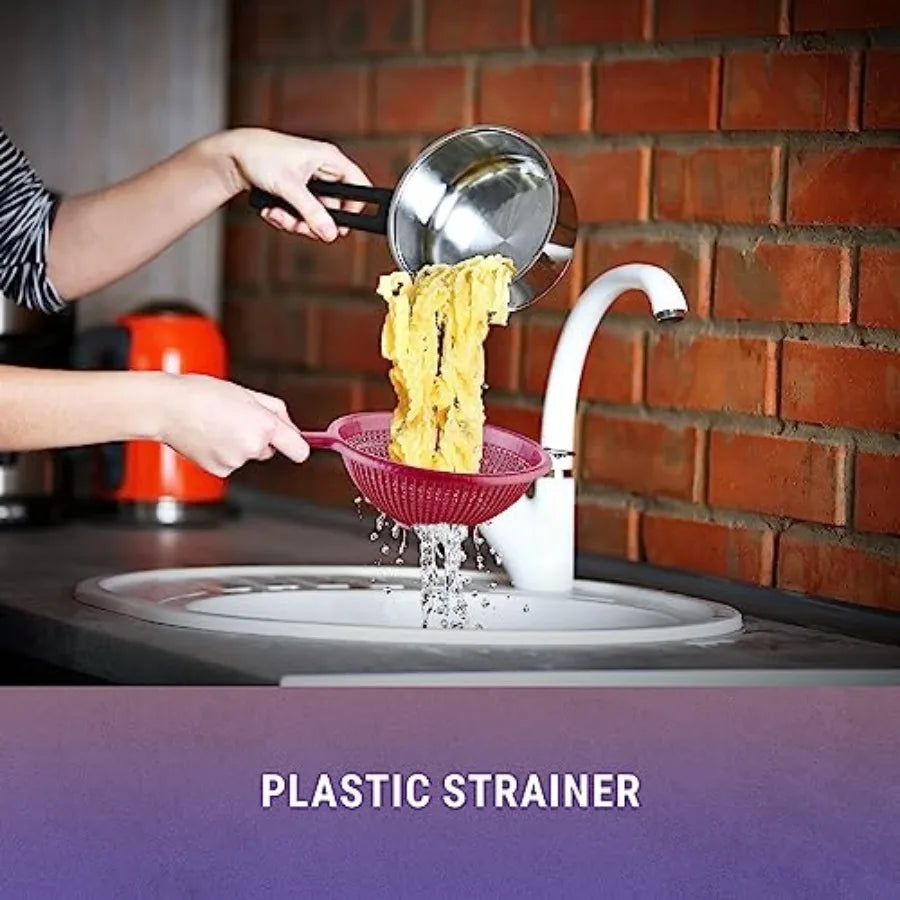 Plastic Strainer Colander with Long Handle
