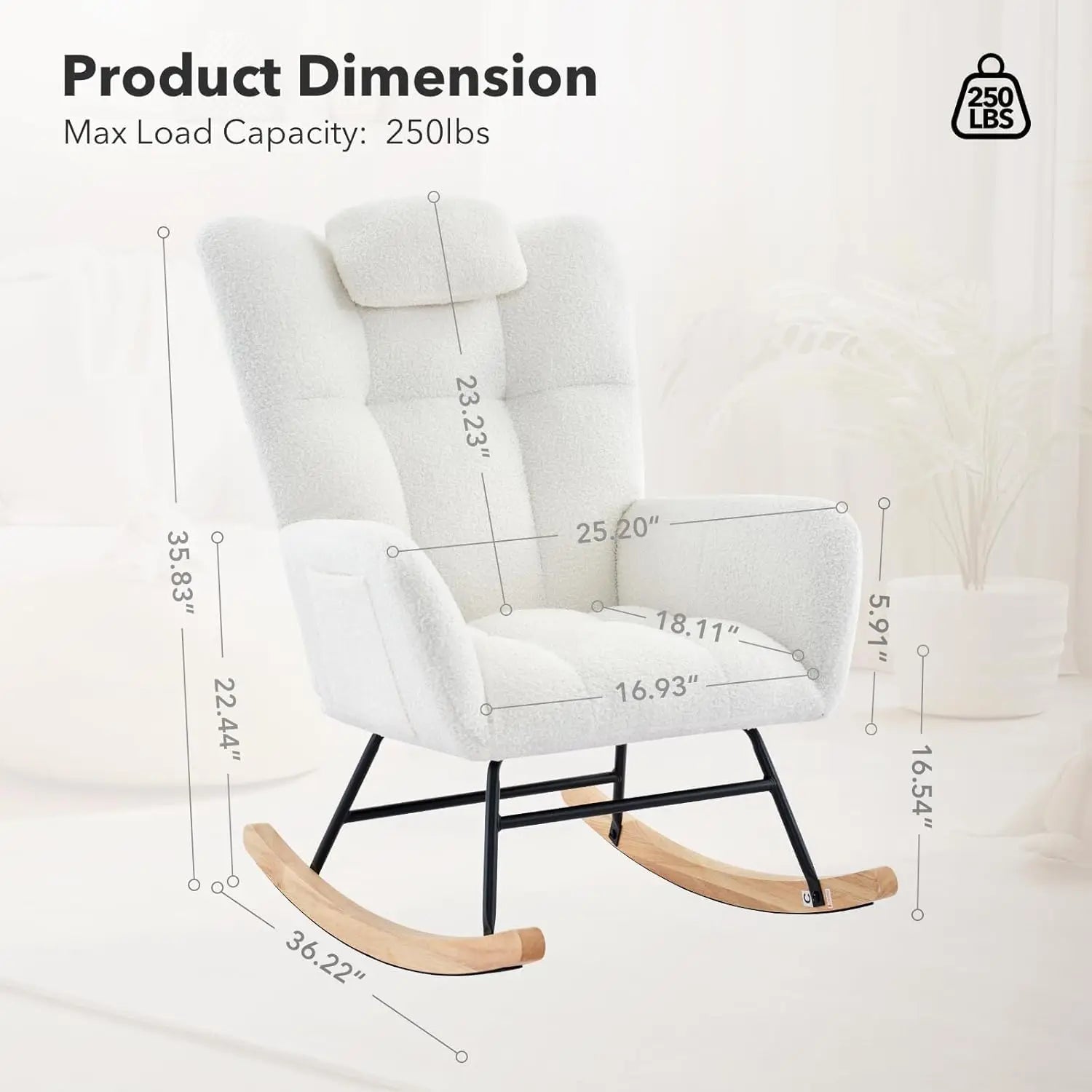 Upholstered Nursery Rocking Chairs