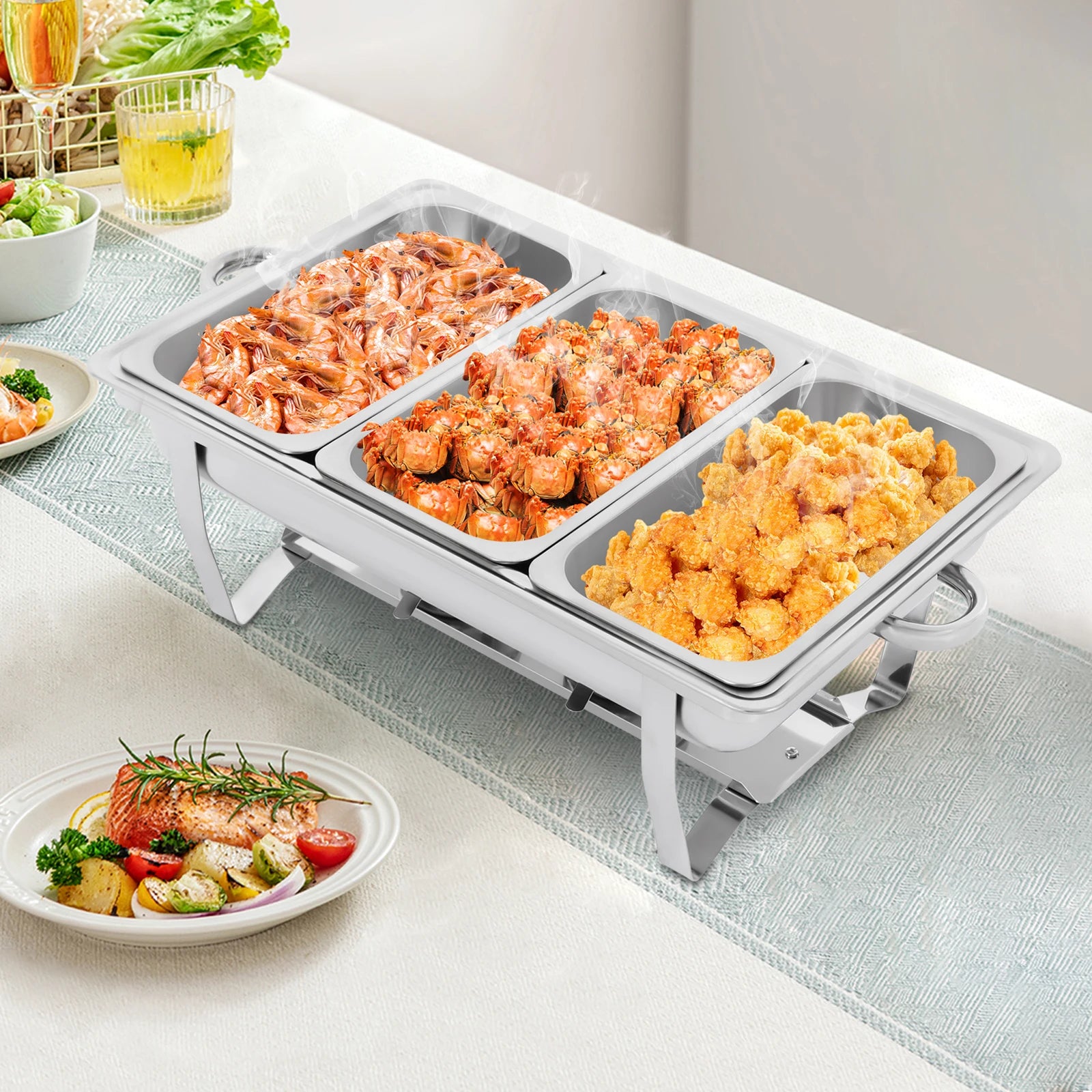 Stainless Steel Chafing Dish Buffet Set