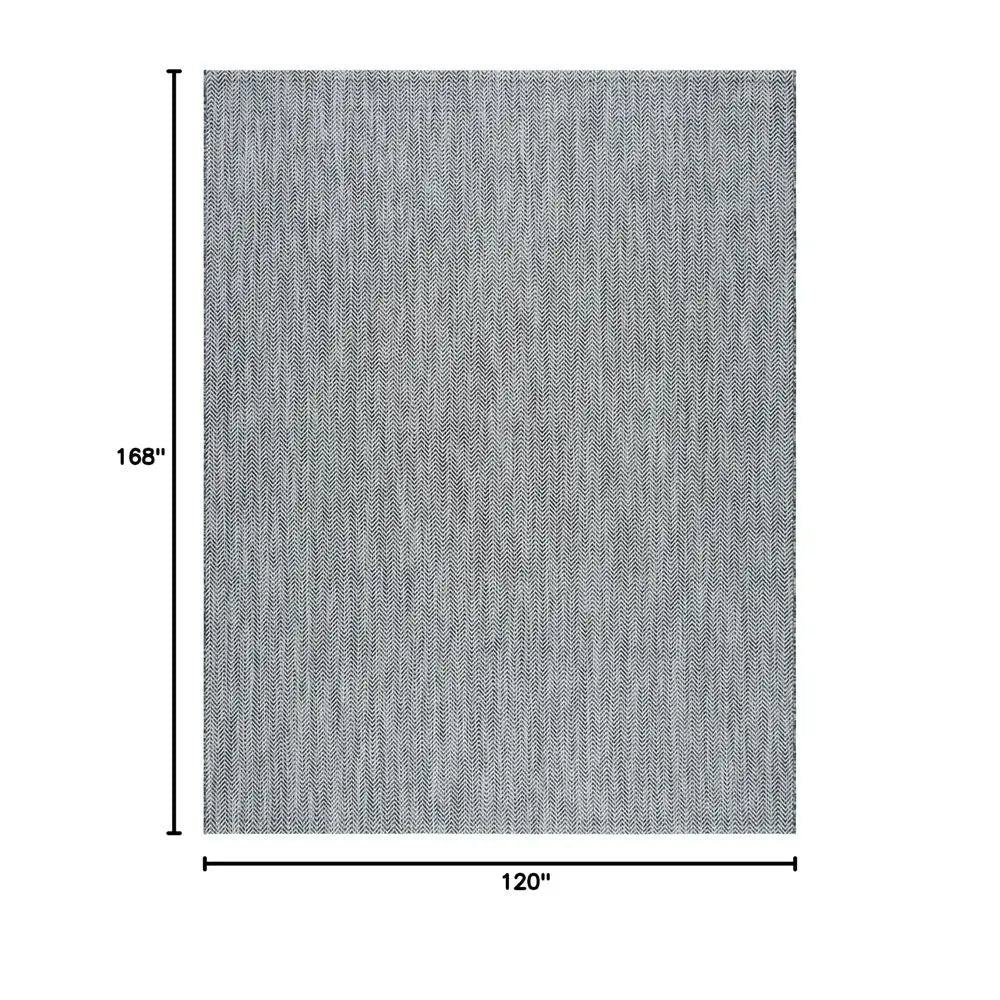 Washable Rug Outdoor 10 x 14, Black amp Beige