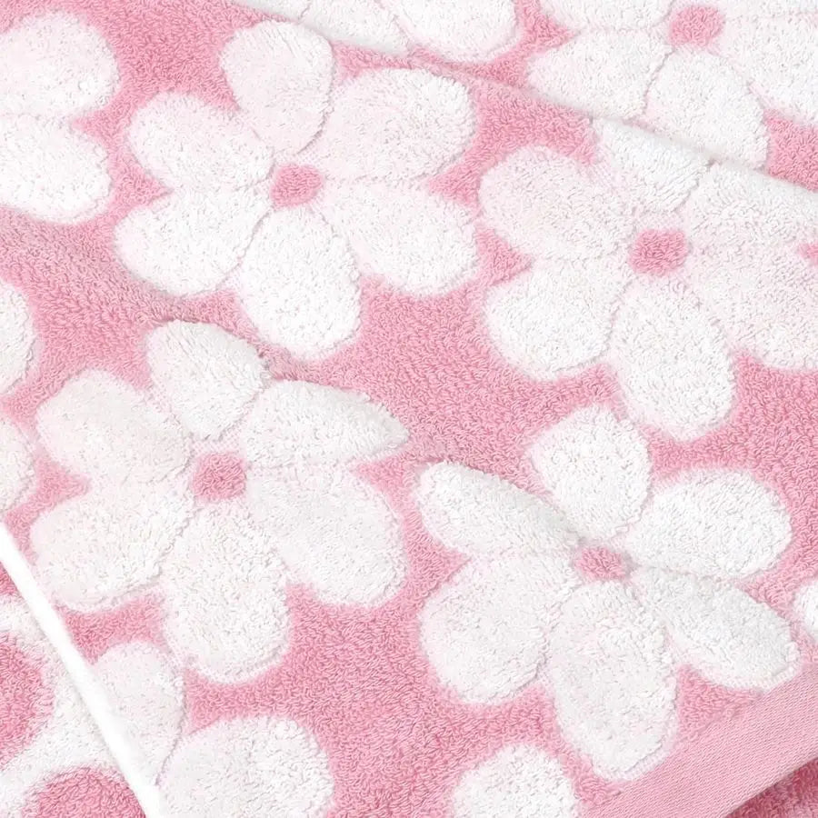 Pink Bath Towels Set of 2, Super Absorbent