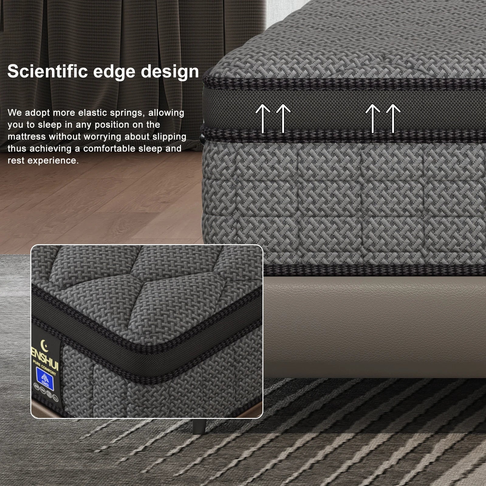 12"/14" Inch Medium Gel Memory Foam Mattress