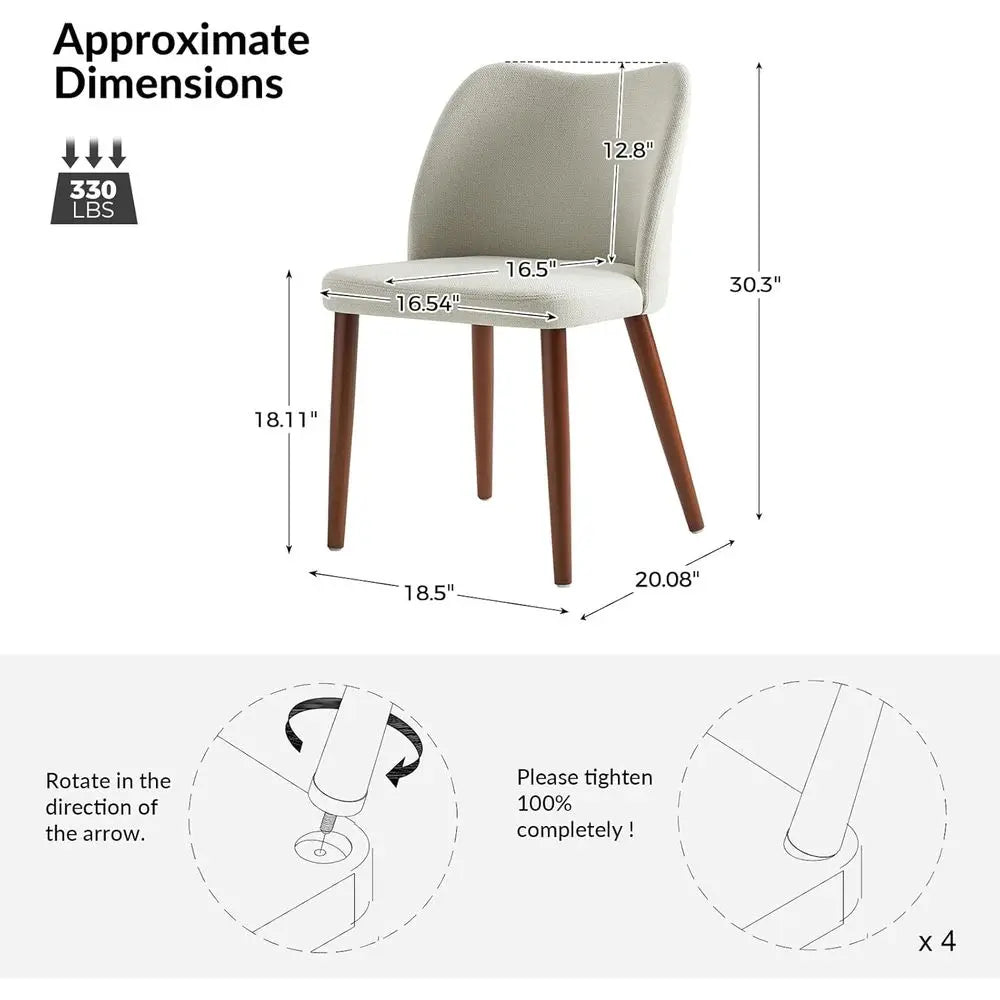 Upholstered Kitchen Dining Room Chair Set