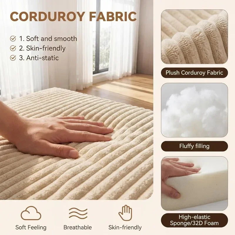 Cloud Sectional Couch Sofa with L-Shape Chaise