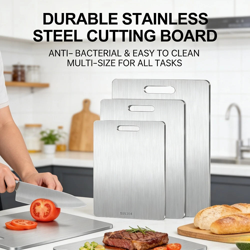 Stainless Steel Cutting Board, Kneading Dough Board