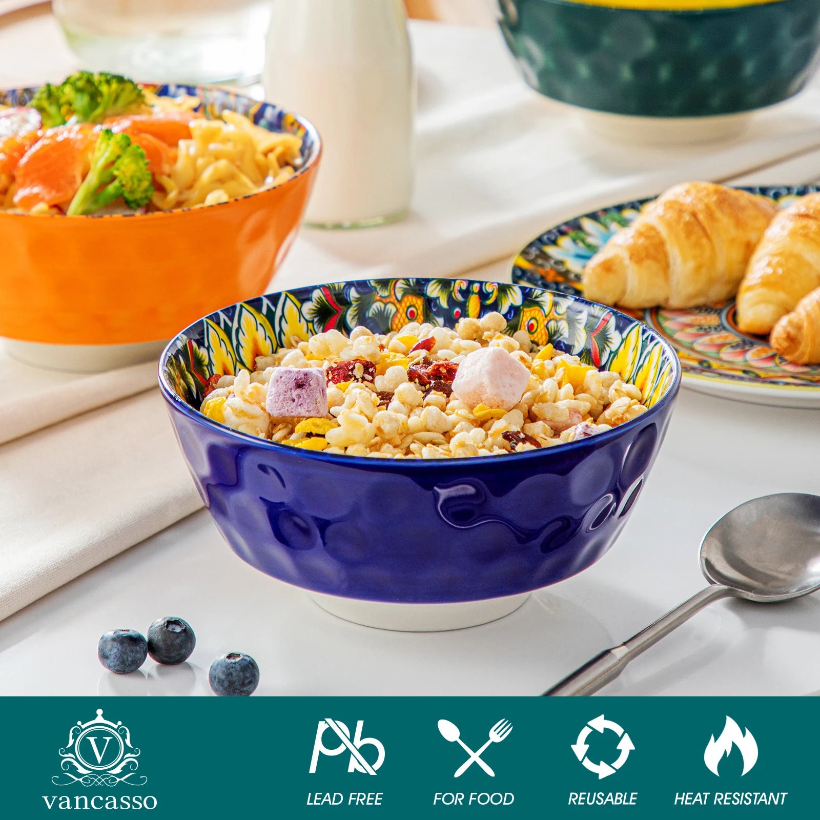 Piece Ceramic Soup Bowls