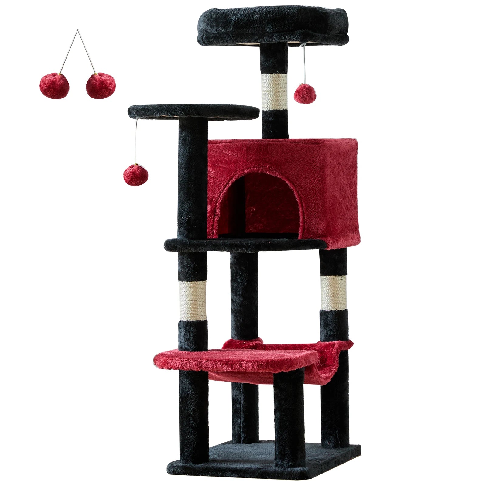 44In Cat Tree Tall Multi-Cat Climbing Tower