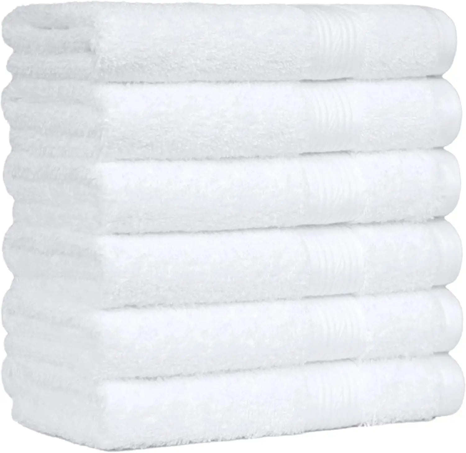 6 Piece Oversized 100% Cotton Bathroom Towel Set
