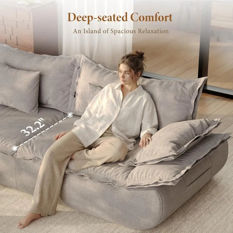 86.6" Cloud Couch for Living Room