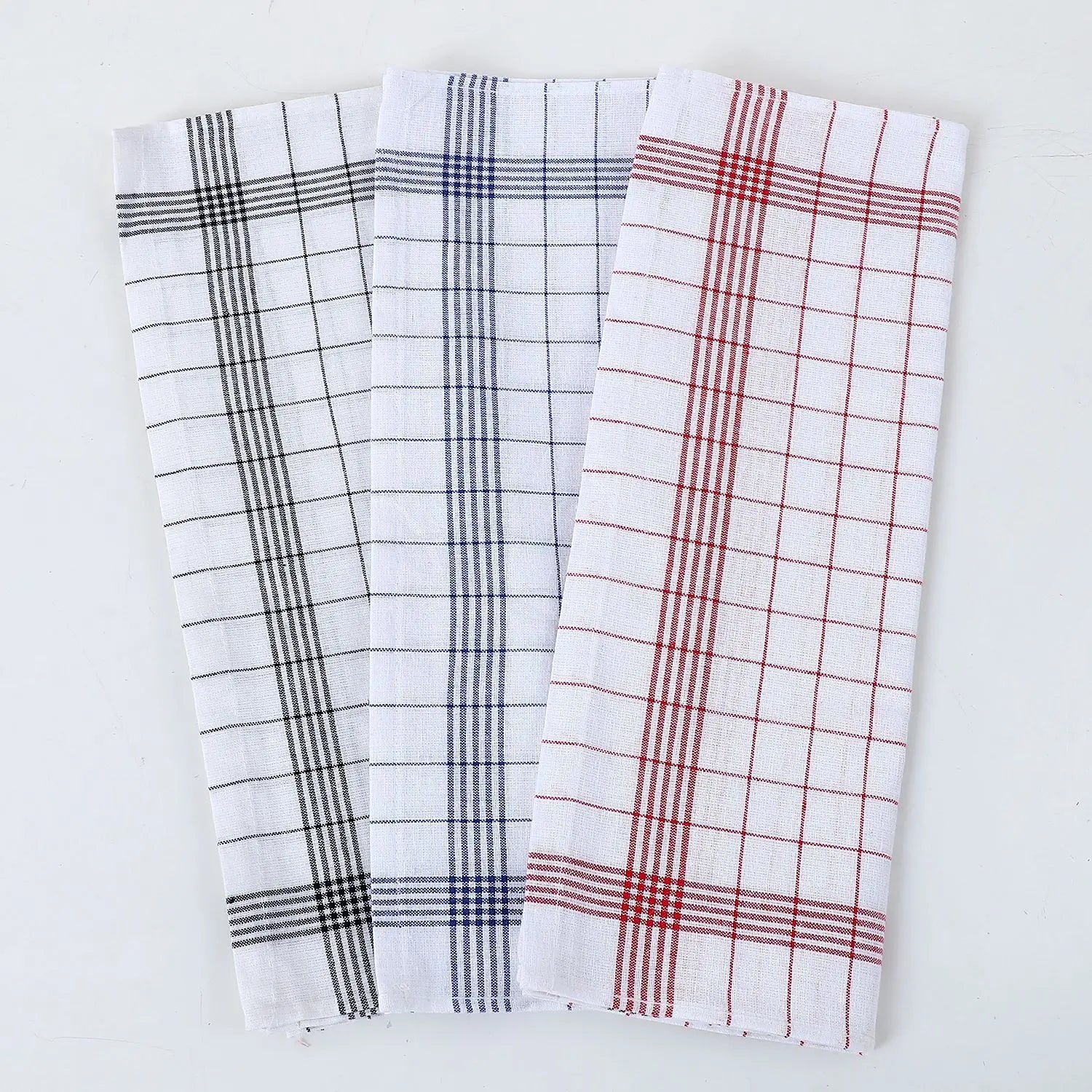 Plaid Dish Towel Scouring Pad