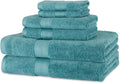 6 Piece Oversized 100% Cotton Bathroom Towel Set