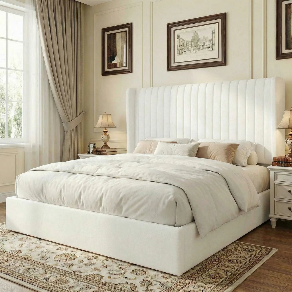 Full/Queen/King Lift Up Storage Bed Frame