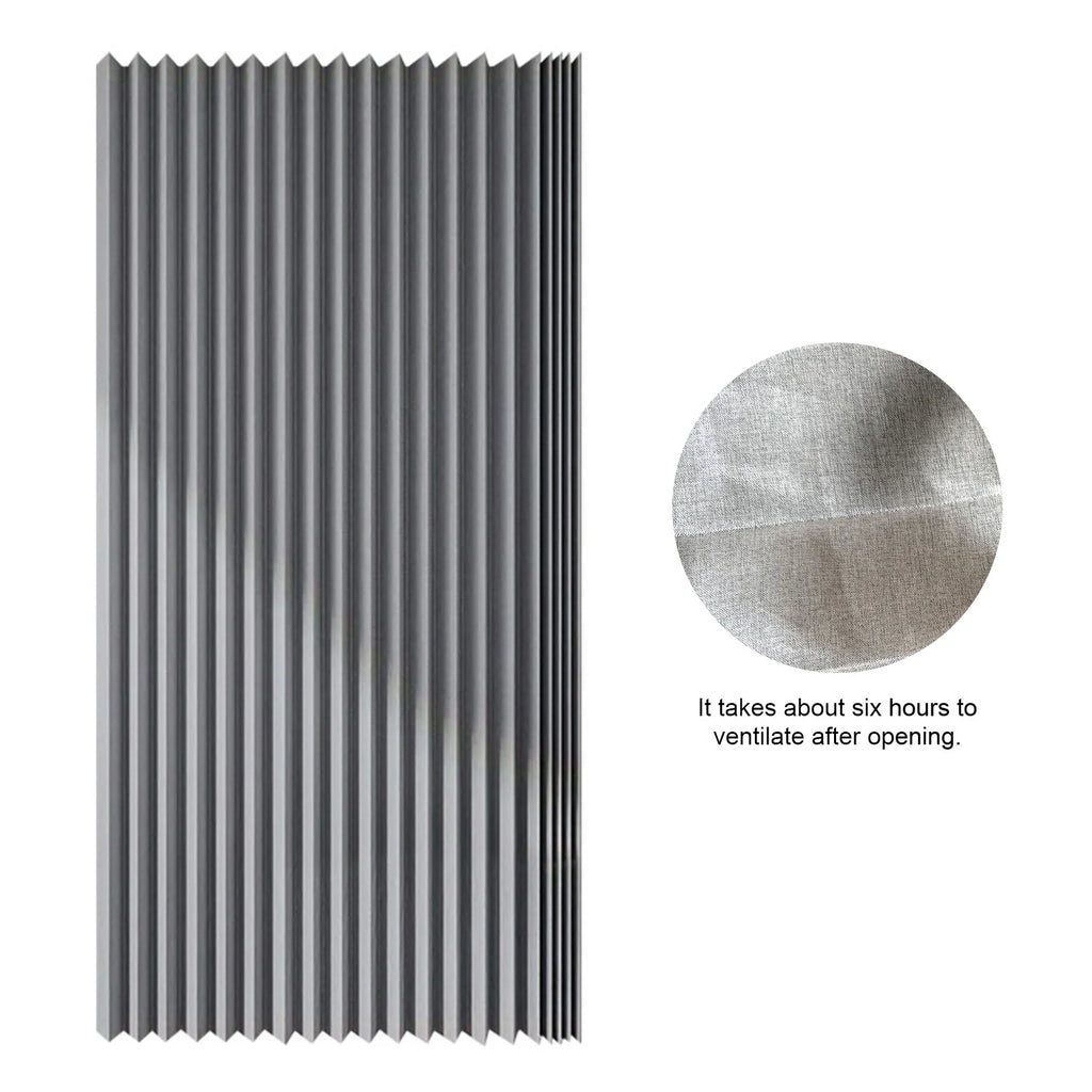 Foldable Magnetic Shower Waterproof Bathroom Curtain