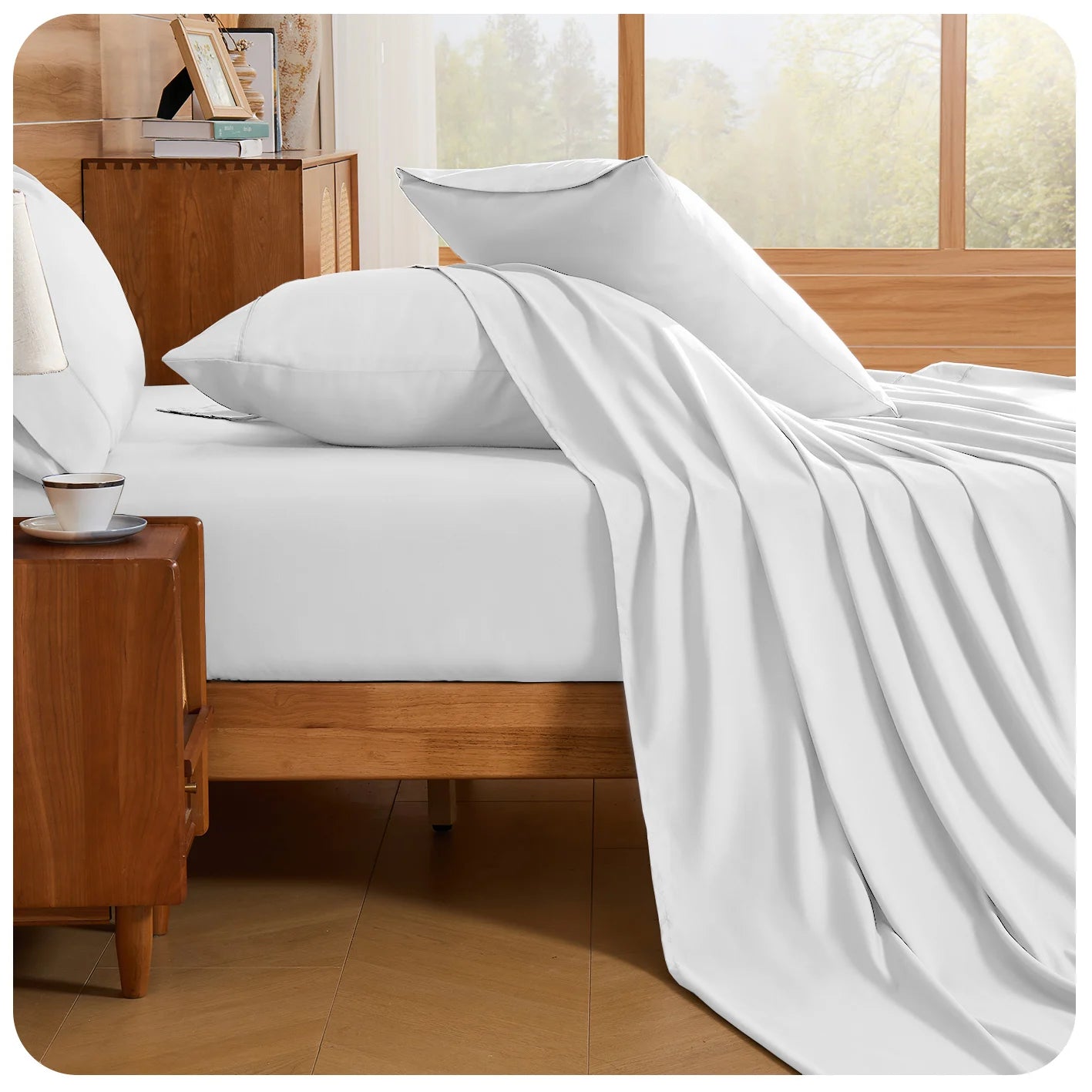 Cool & Soft Queen Size 4-Piece Bedding Set
