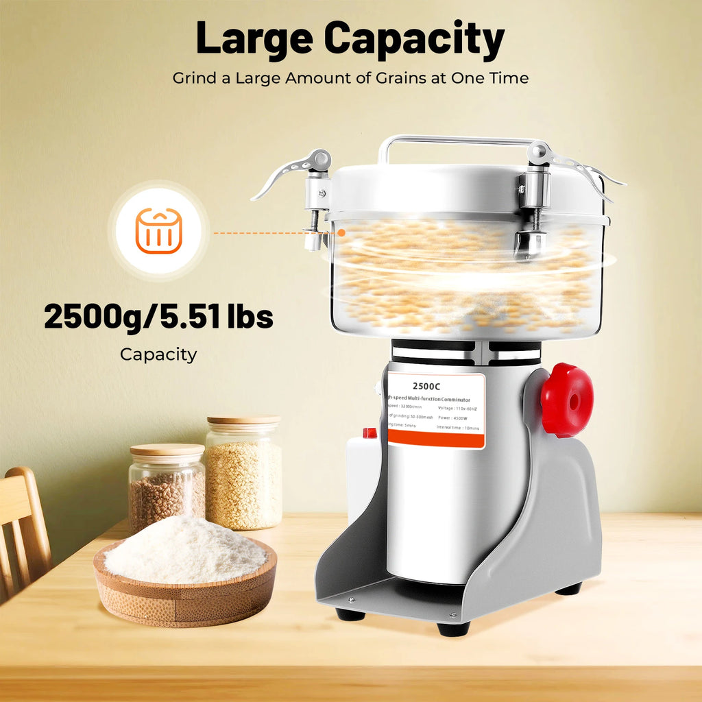 High Power Grain Mill, Swing Spice Grinders