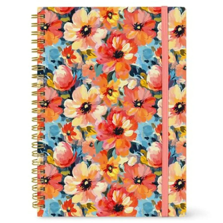 Large Spiral Lined Journal for Women, 8.5" x 11" Notebooks for Work Collge Ruled, A4 Aesthetic Cute Journaling Notebooks for Wr