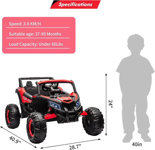 24V Kids Ride On UTV Car Toy w/Remote Control