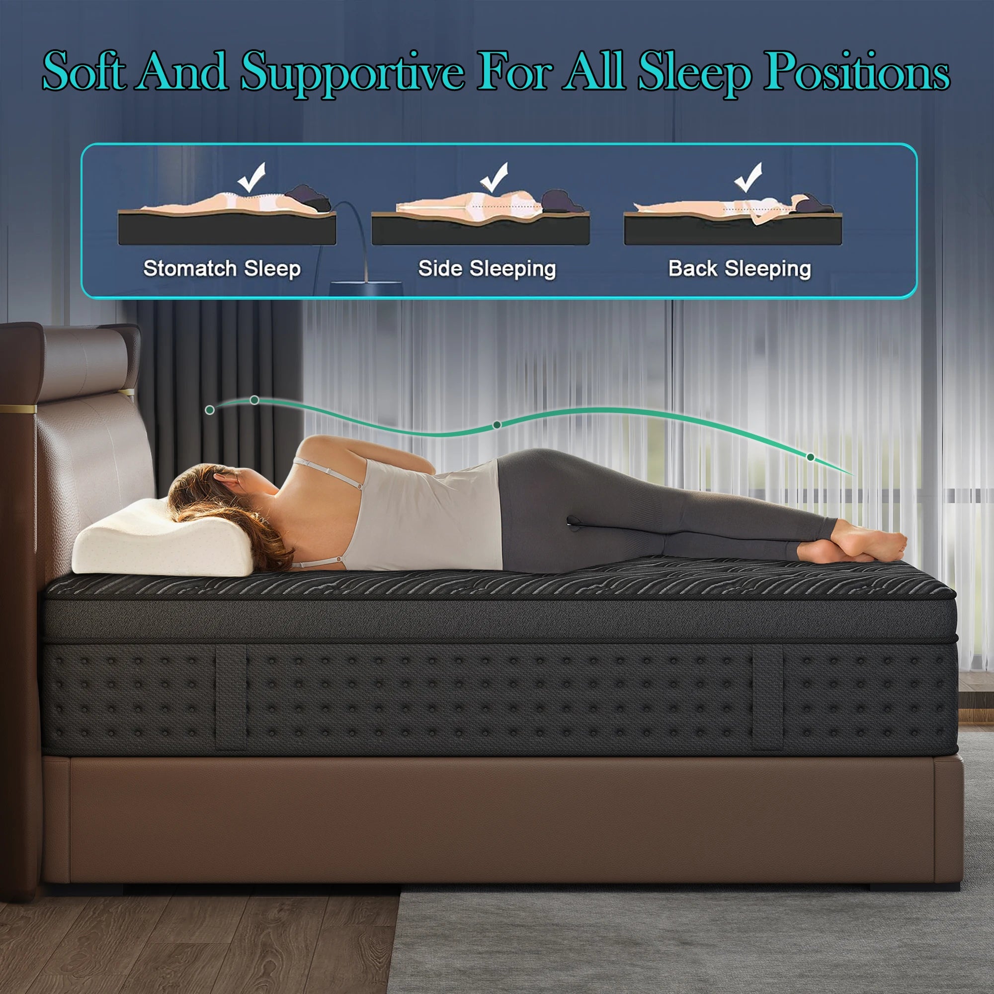 12/14Inch Memory Foam Spring Mattress