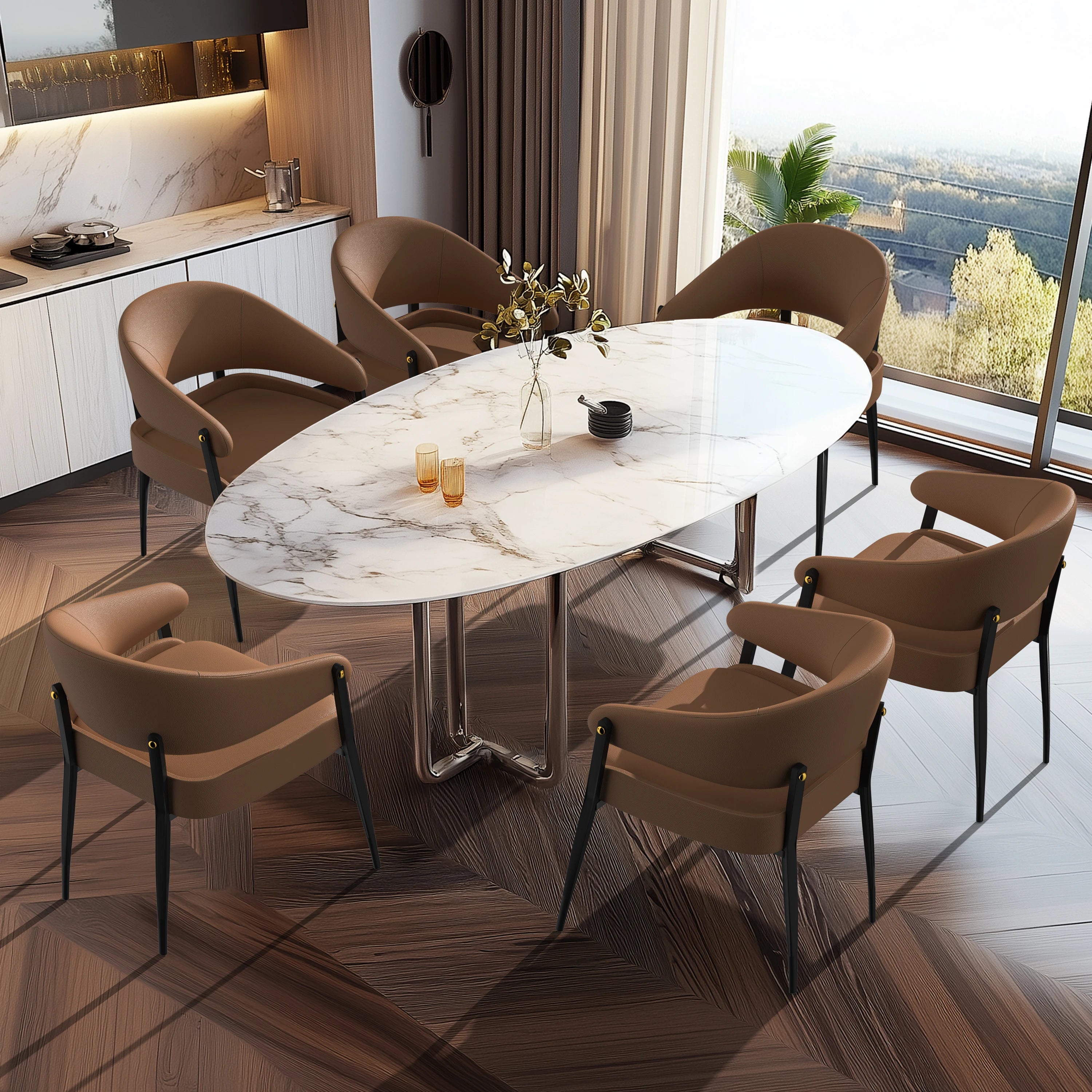 Set of 2 Luxury   Dining Chairs