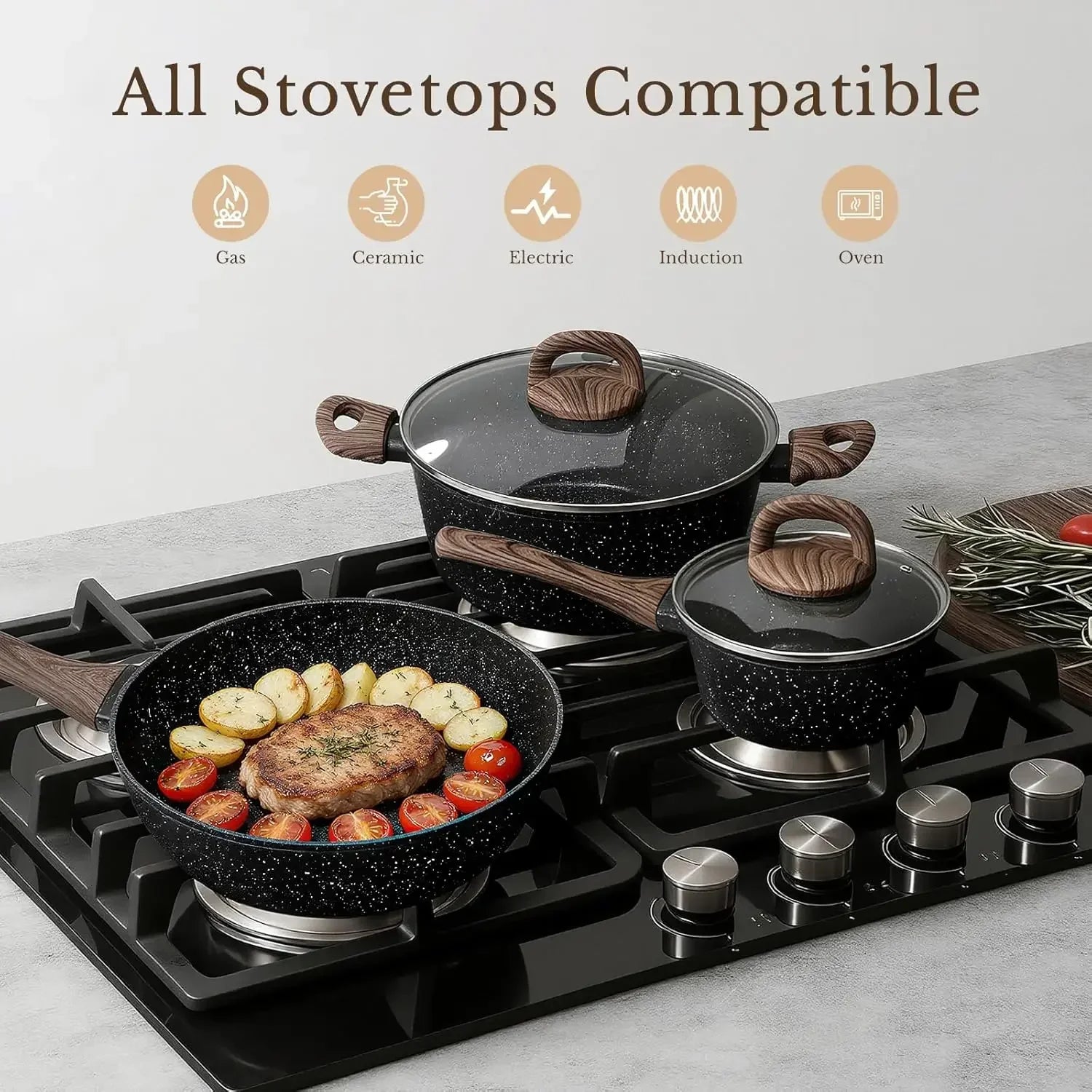 Nonstick Pots and Pans Set